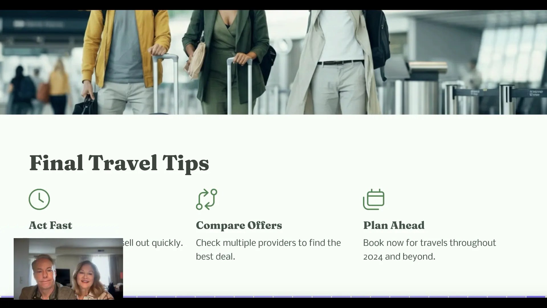 Travel booking tips