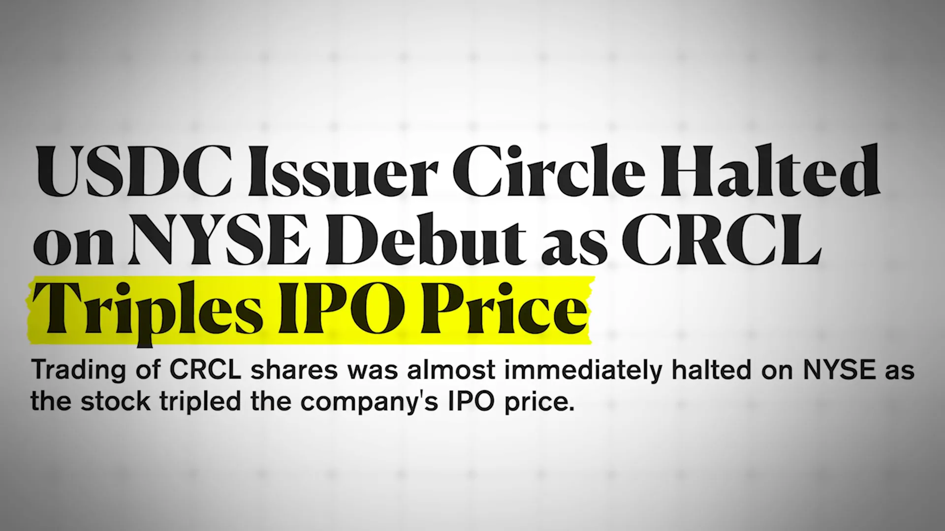 Circle stock price surging on IPO day