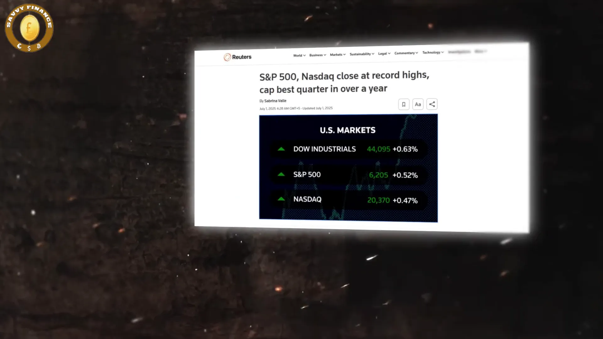 Stock market pushing record highs in 2025