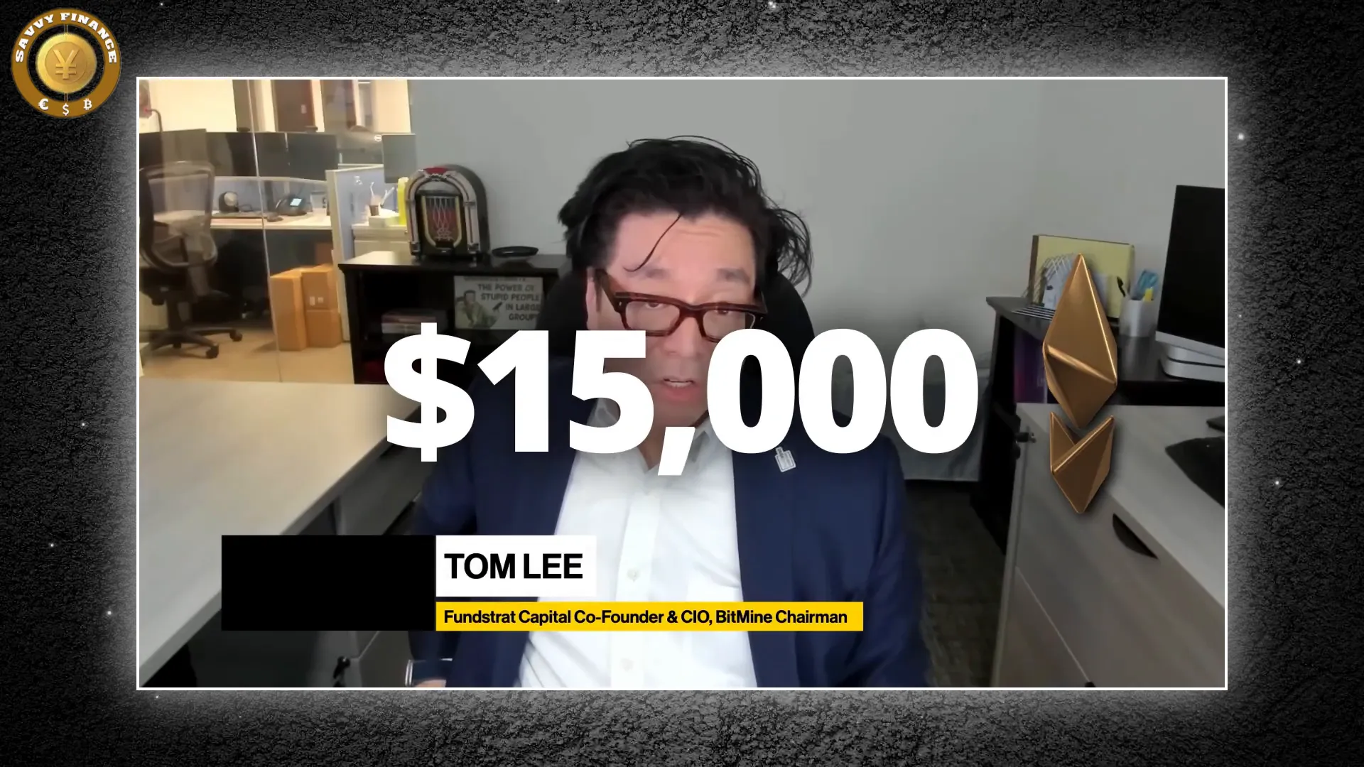 Tom Lee discussing Ethereum valuation targets