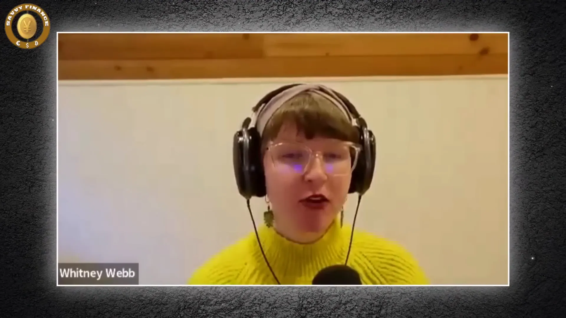 Whitney Webb explaining uncertainty about Epstein's death
