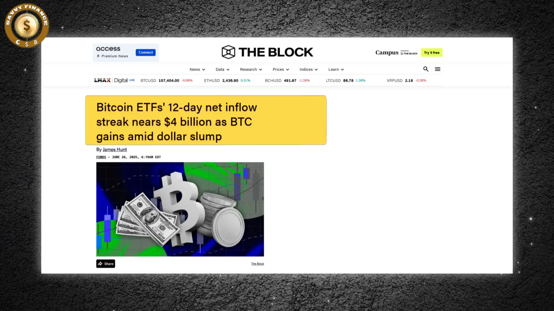 Billions flowing into Bitcoin treasury products and ETF inflows