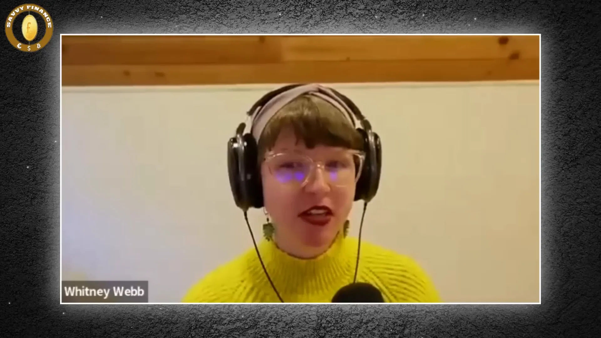 Whitney Webb explaining how media frames Epstein as partisan