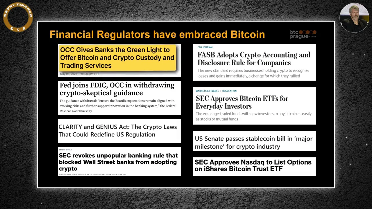 Financial regulators and Capitol Hill embracing Bitcoin