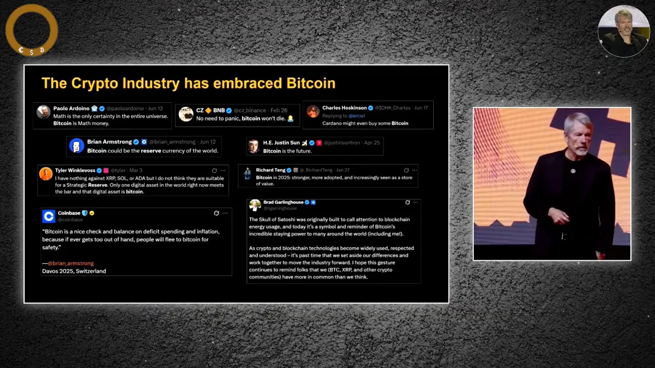 Crypto industry embracing Bitcoin as foundational reserve currency
