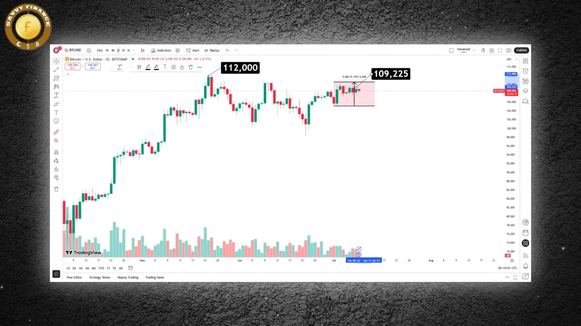 Bitcoin price showing resilience