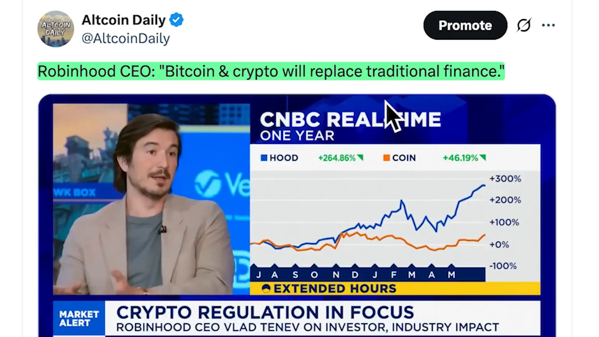 The future merging of crypto and traditional finance