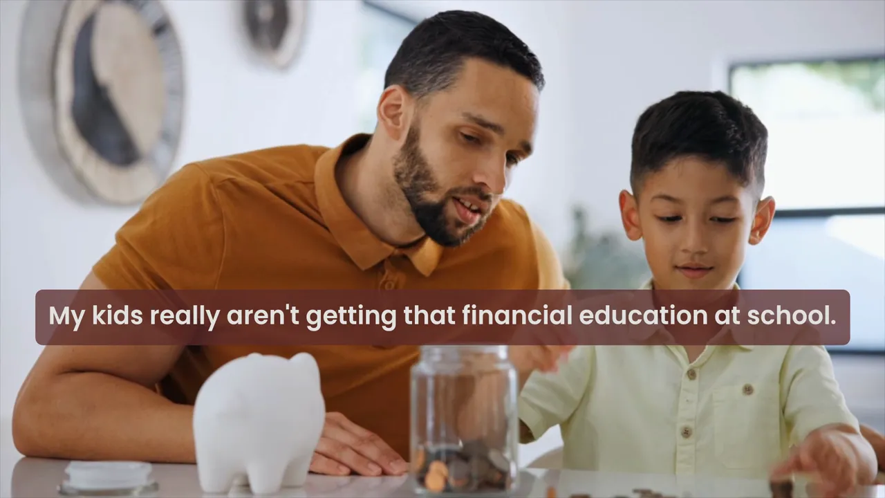Advisor speaking with a teenager about saving and investing
