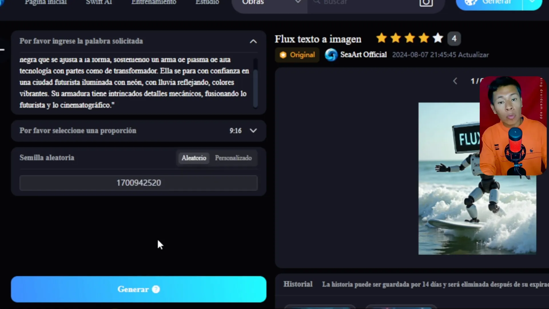 Resultados de Flux