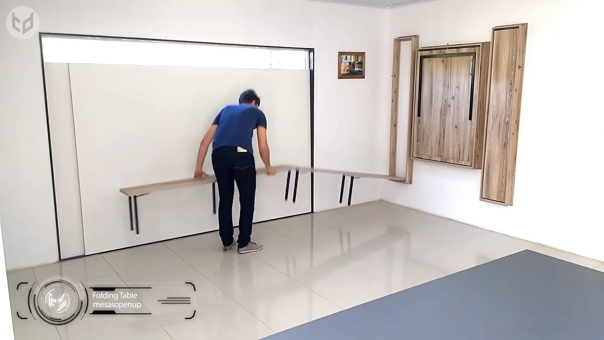 Collapsible table and bench set