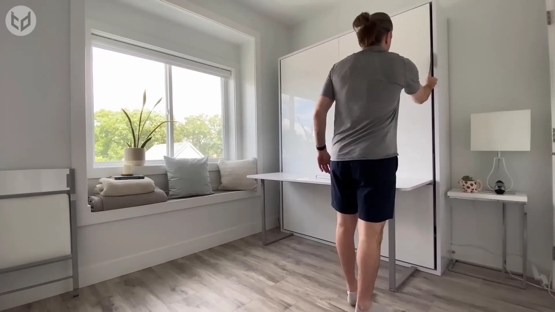 Hover Murphy Bed with desk