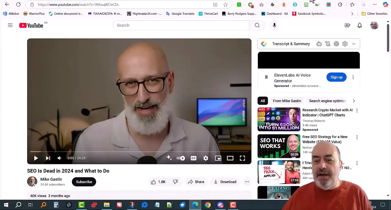 Selecting a YouTube video for conversion