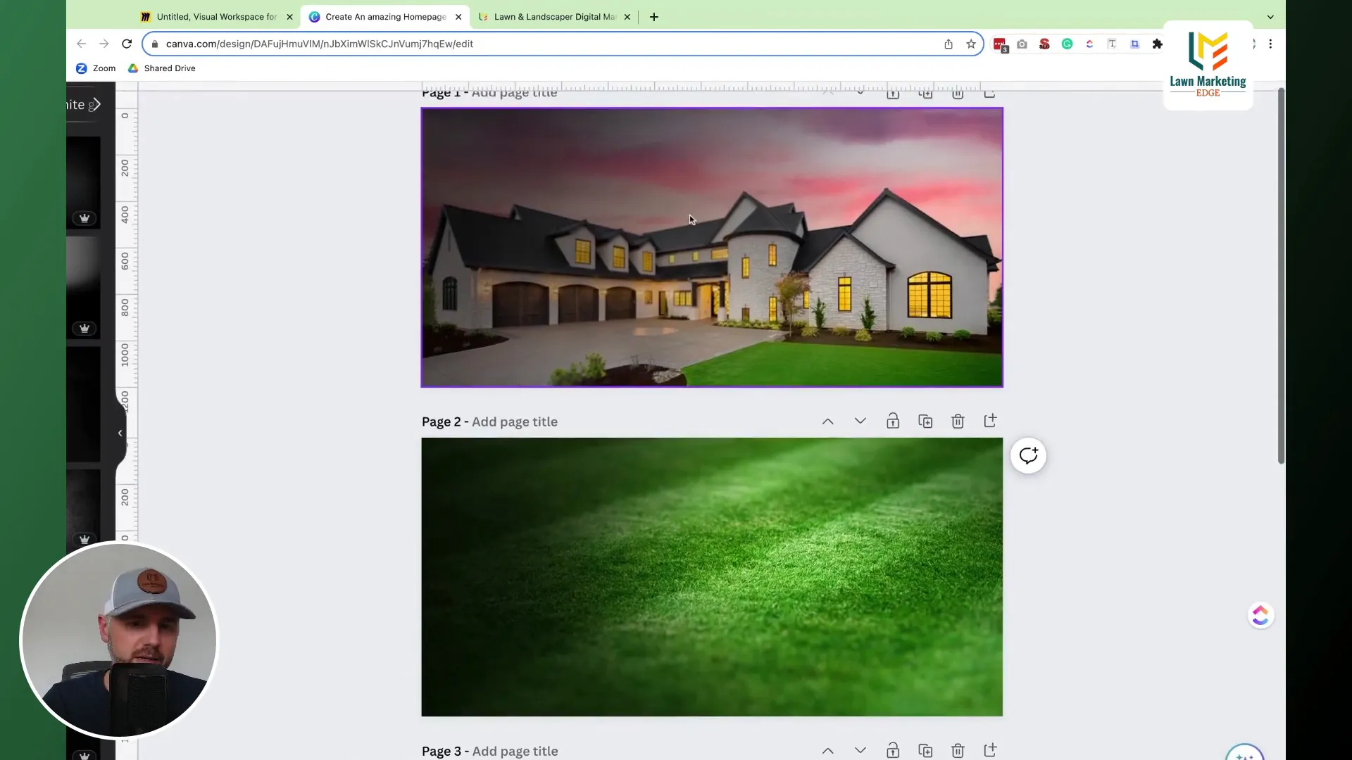 Duplicated gradients to intensify dark areas