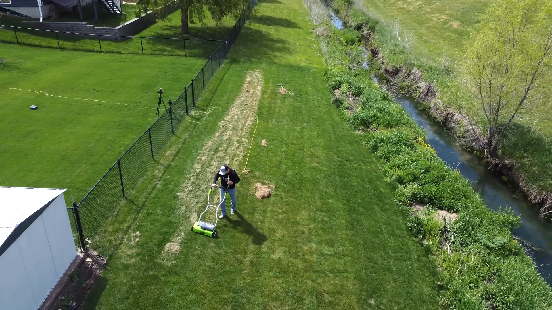 Spring dethatching