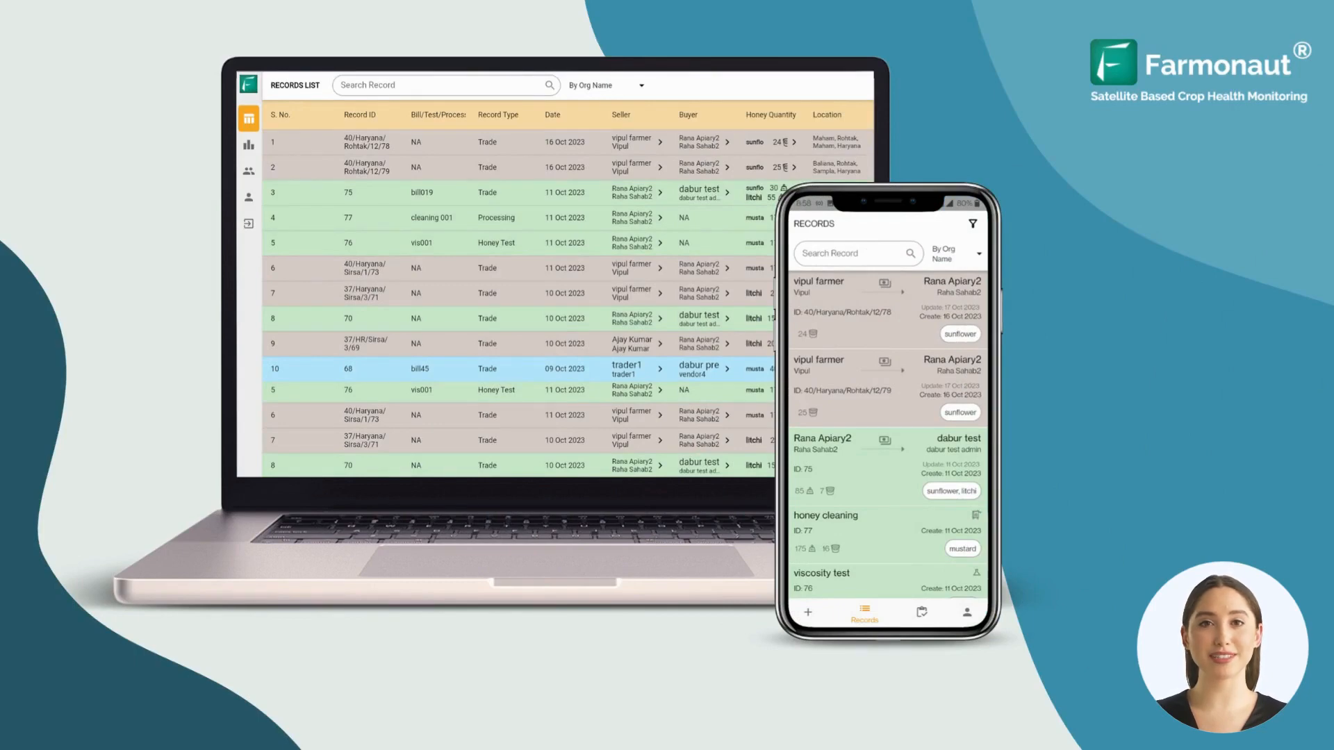 Multi-platform accessibility for honey traceability