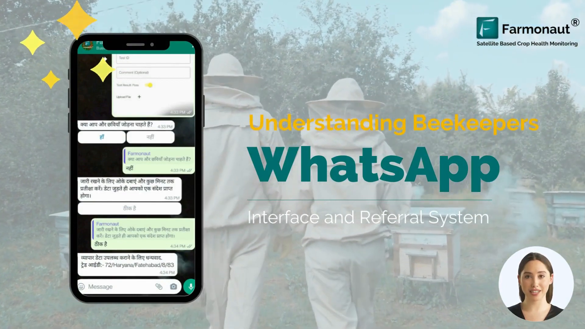 Beekeeper using WhatsApp interface