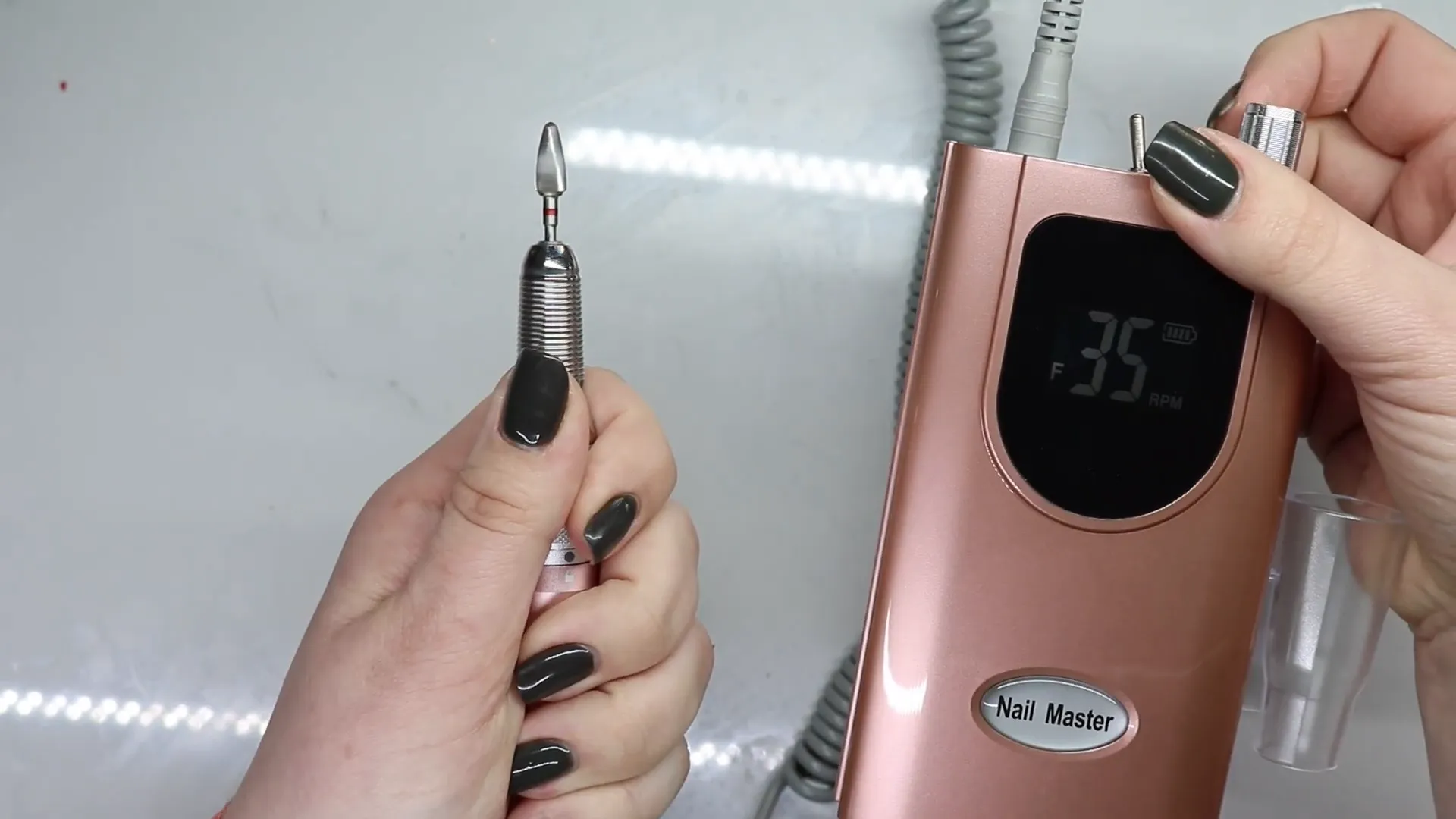 Testing the Delanie Electric Nail Drill