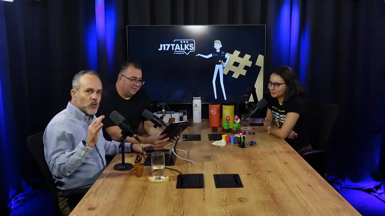 Apresentação de Carol Zanata Pereira no estúdio