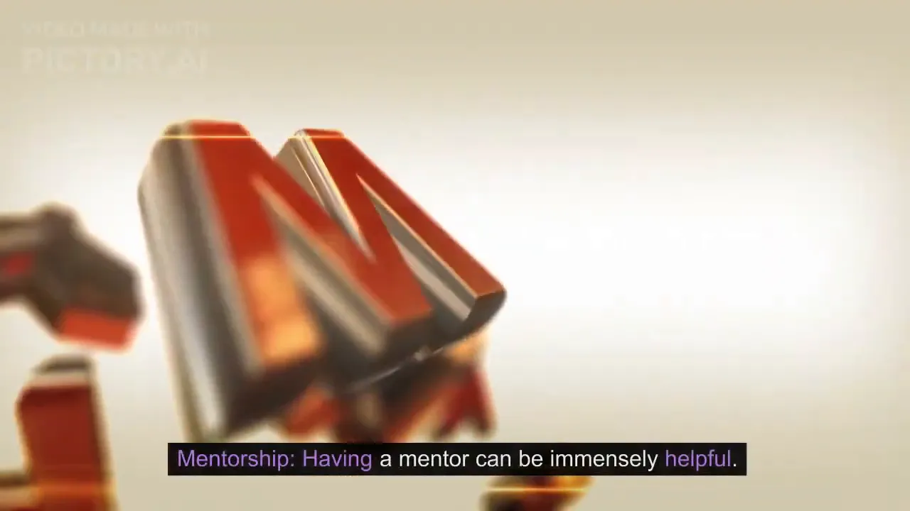 Utilizing online resources and mentorship