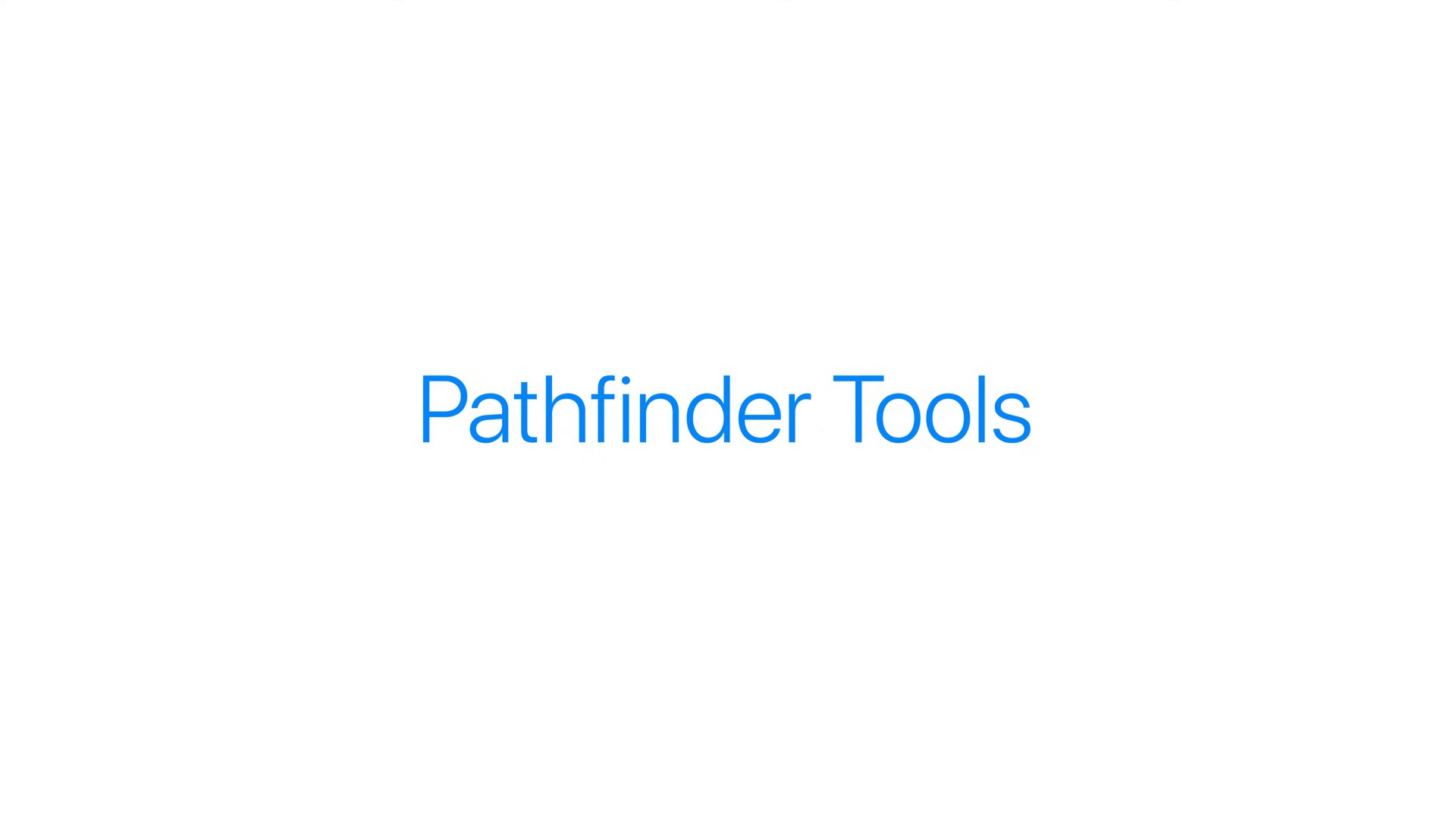 Pathfinder Tools: 10 Best Tools for Logo Design in Illustrator 