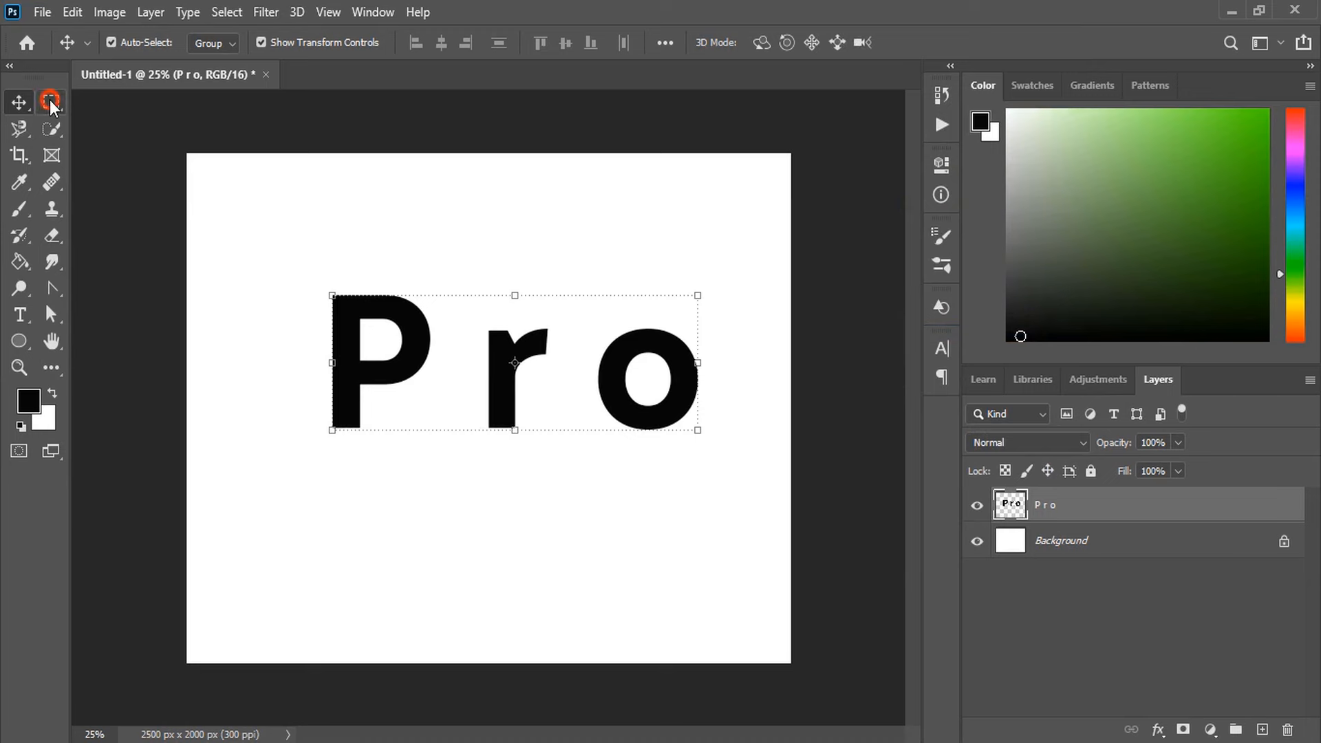 How to Design a Logo in Photoshop,Laying the Typographic Foundation