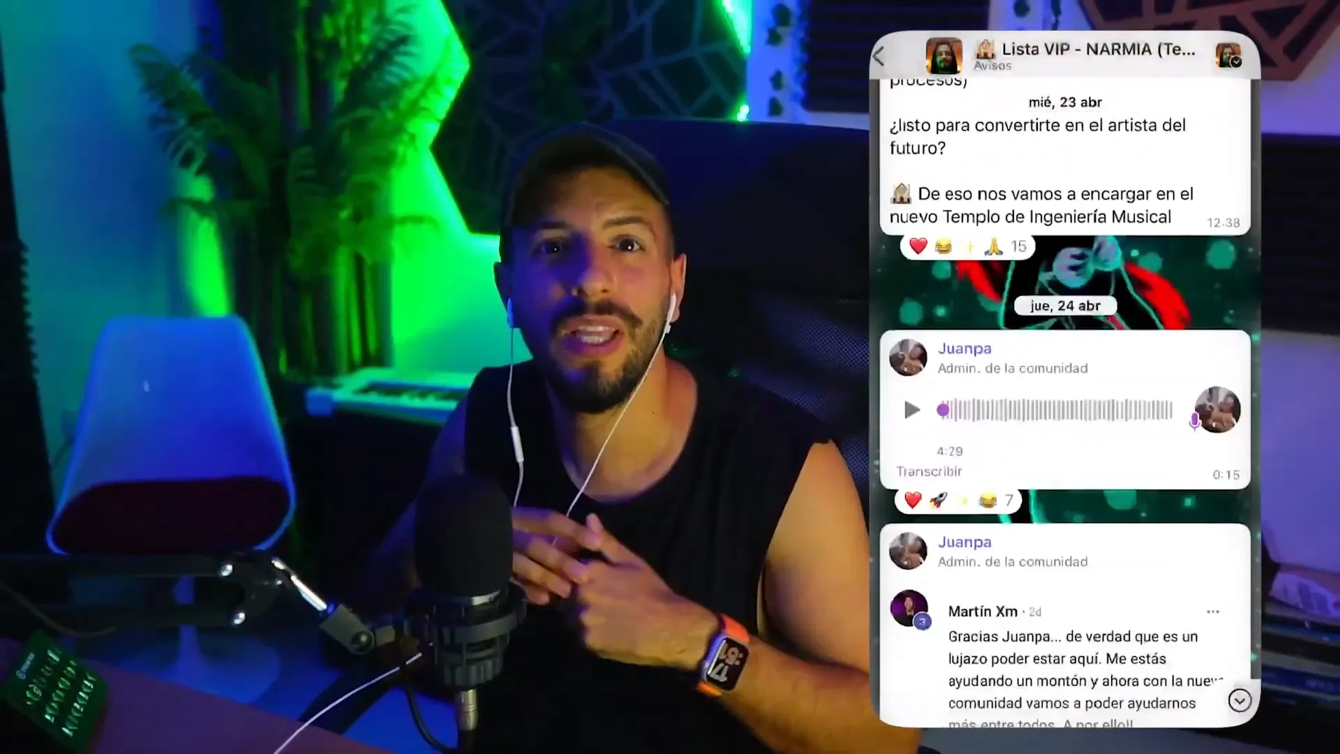 Invitación a la comunidad VIP de WhatsApp con recursos y regalos