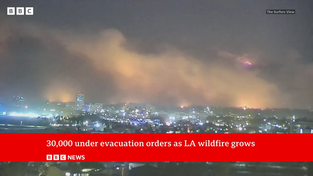 Live coverage of the wildfire situation