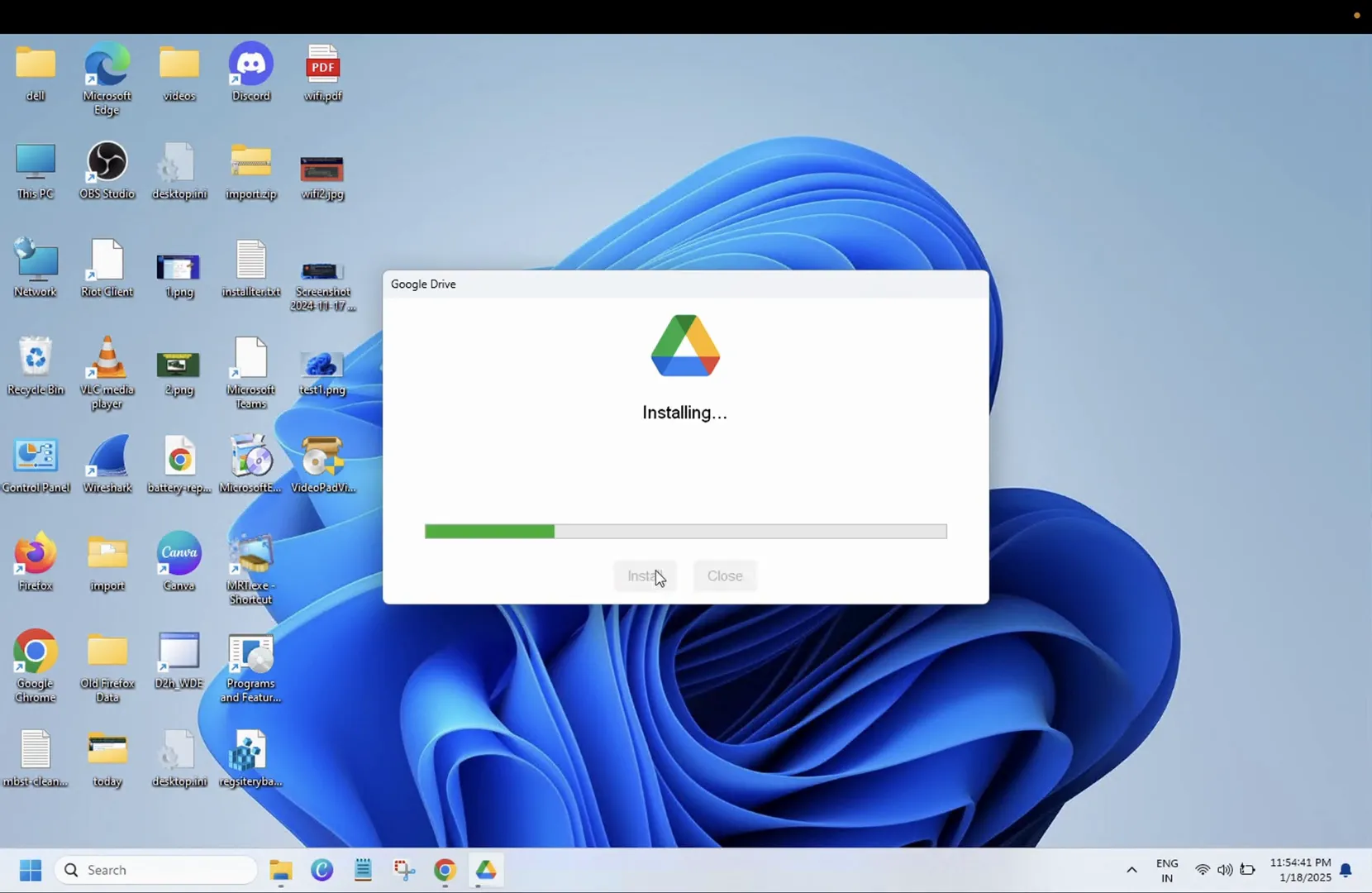 Switch to Google Drive Instead of USB Pendrive for File Management 3 Running Google Drive setup