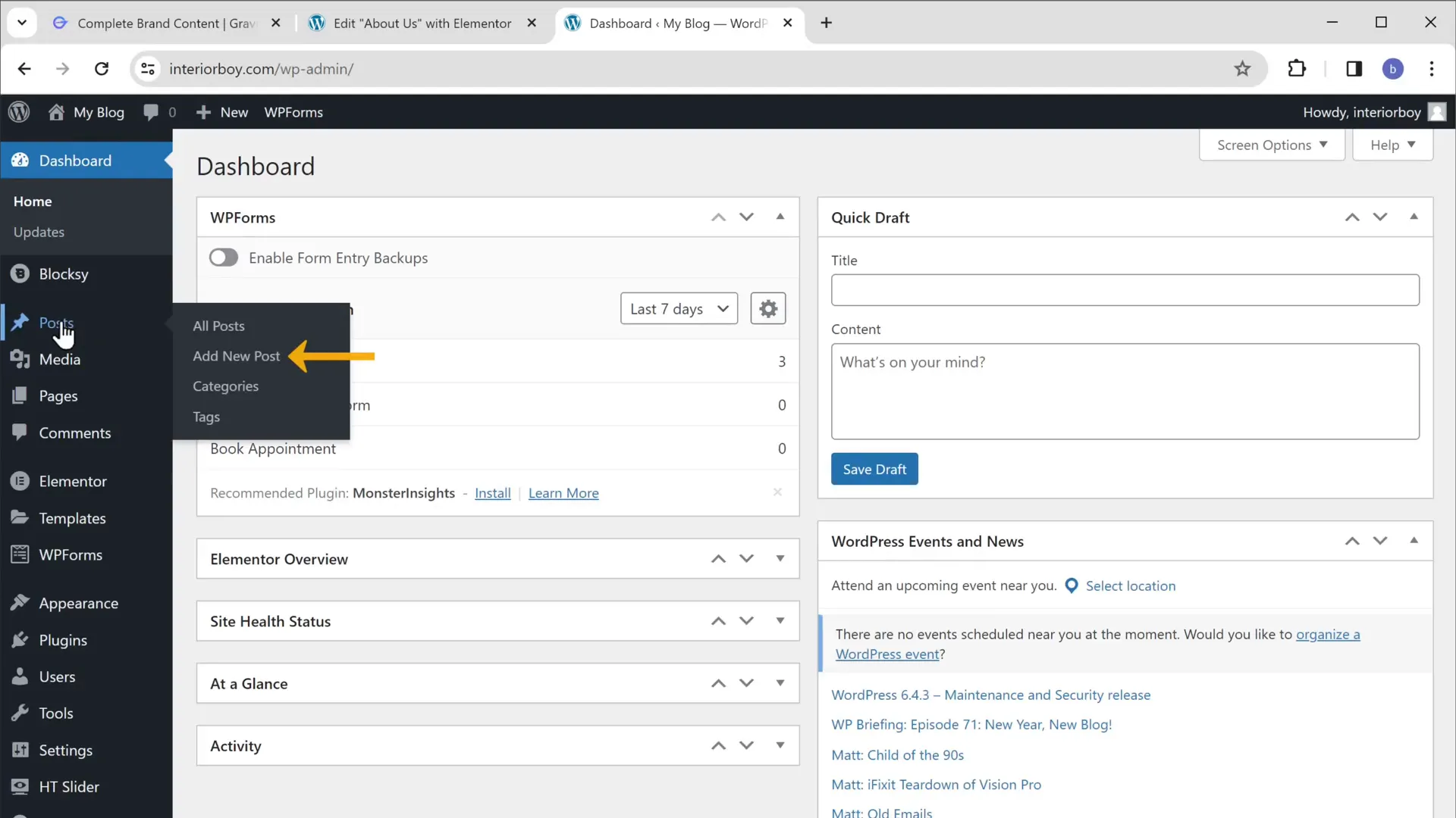 Create a Business Website Using AI: A Comprehensive Guide 11 Creating and adding blog posts
