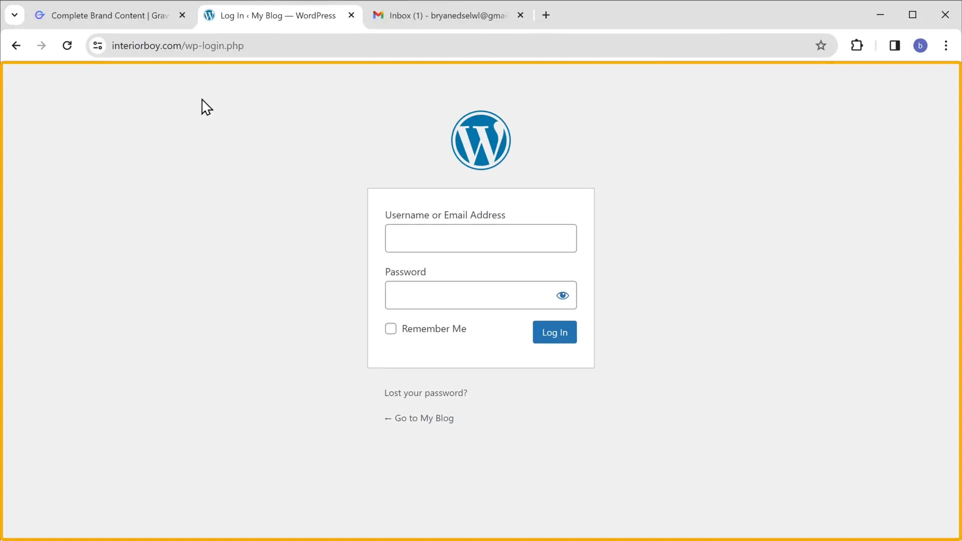 Create a Business Website Using AI: A Comprehensive Guide 4 Logging into WordPress