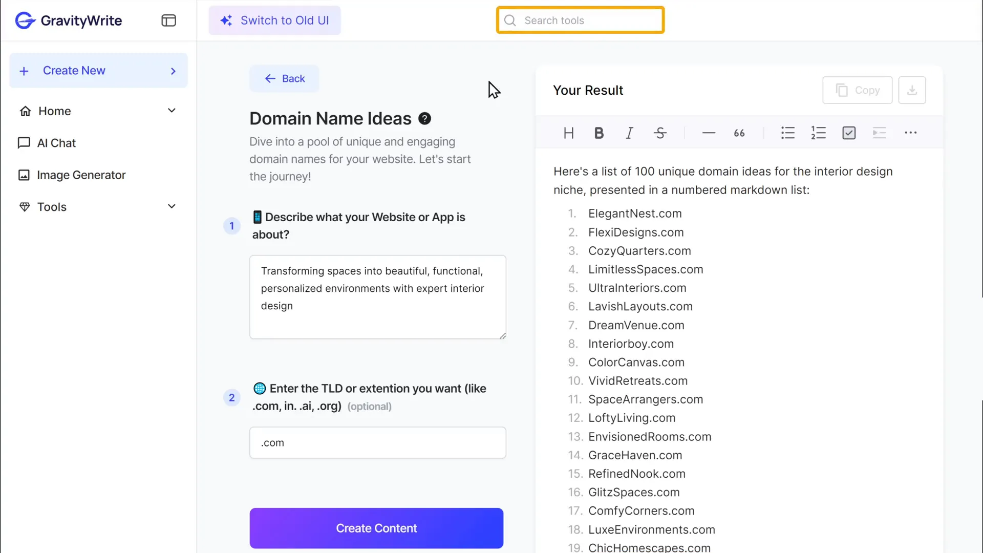 Create a Business Website Using AI: A Comprehensive Guide 8 Generating content with AI