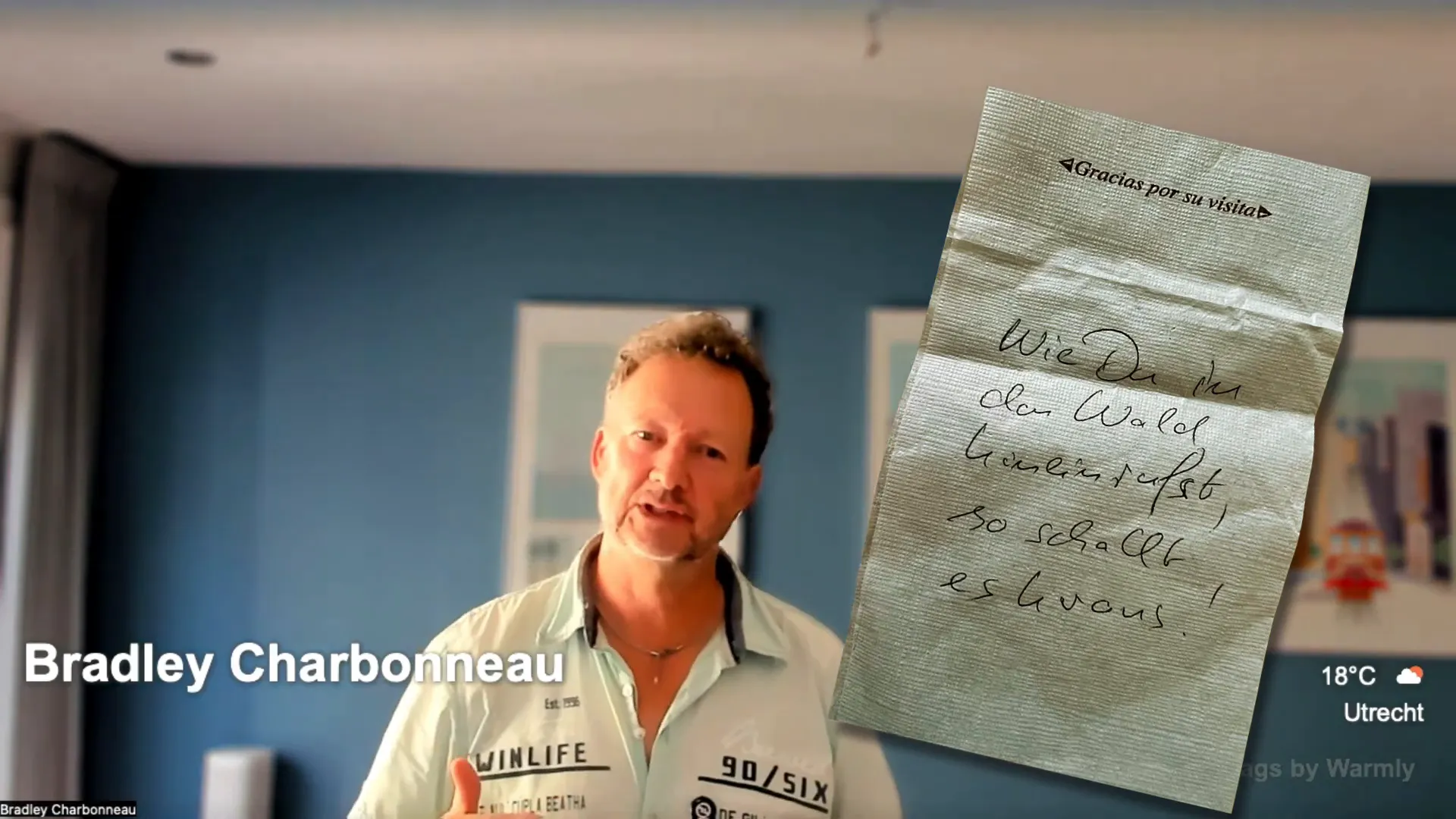 Examples of everyday echoes: laughter returned or silence returned depending on the call