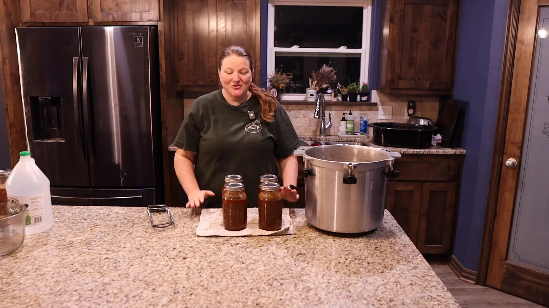 Final product: jars of chili