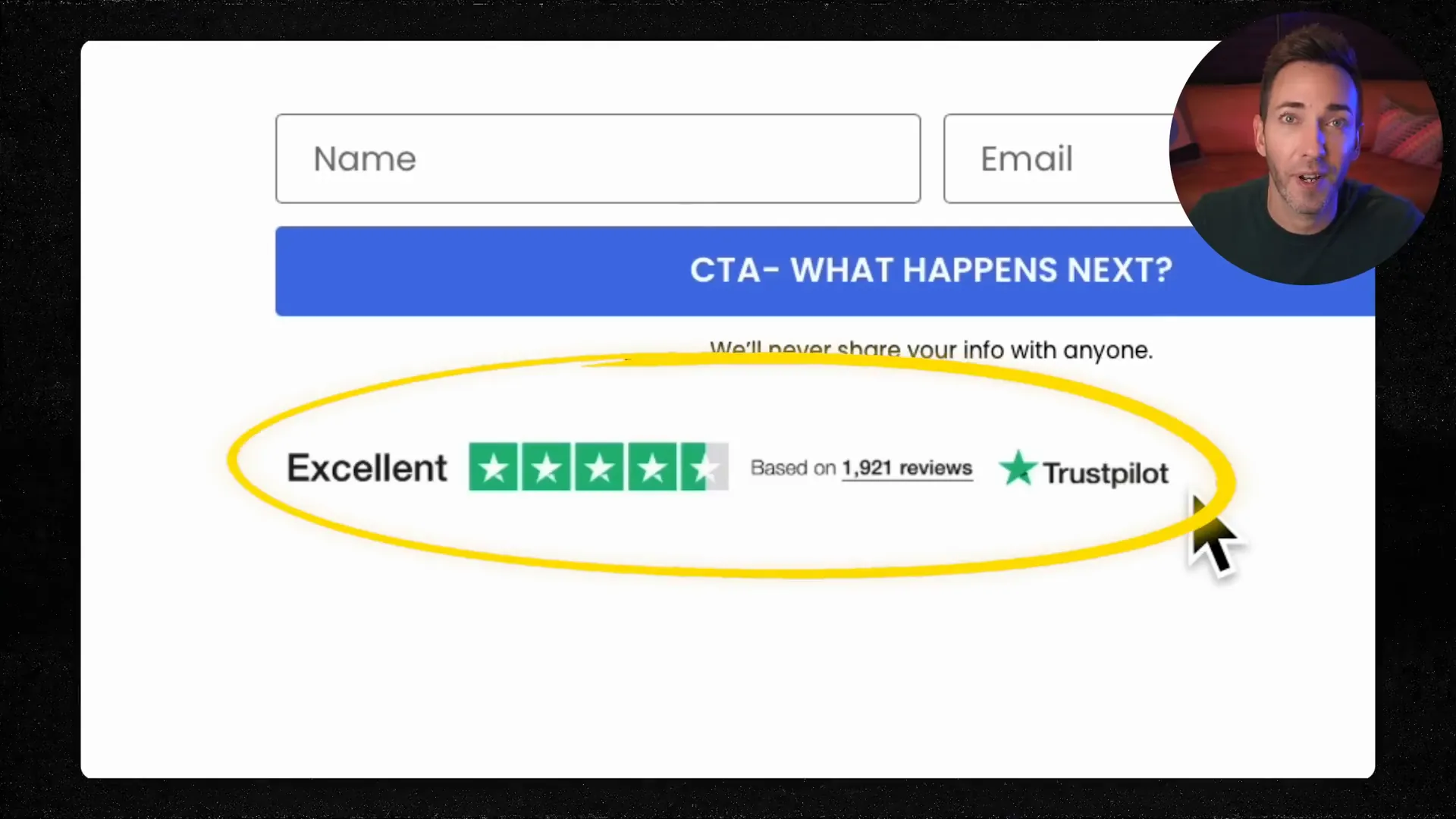 Soziale Beweise auf einer Landing Page