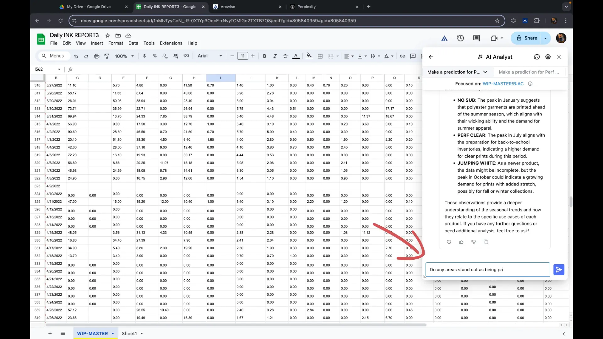 AI identifying data anomalies