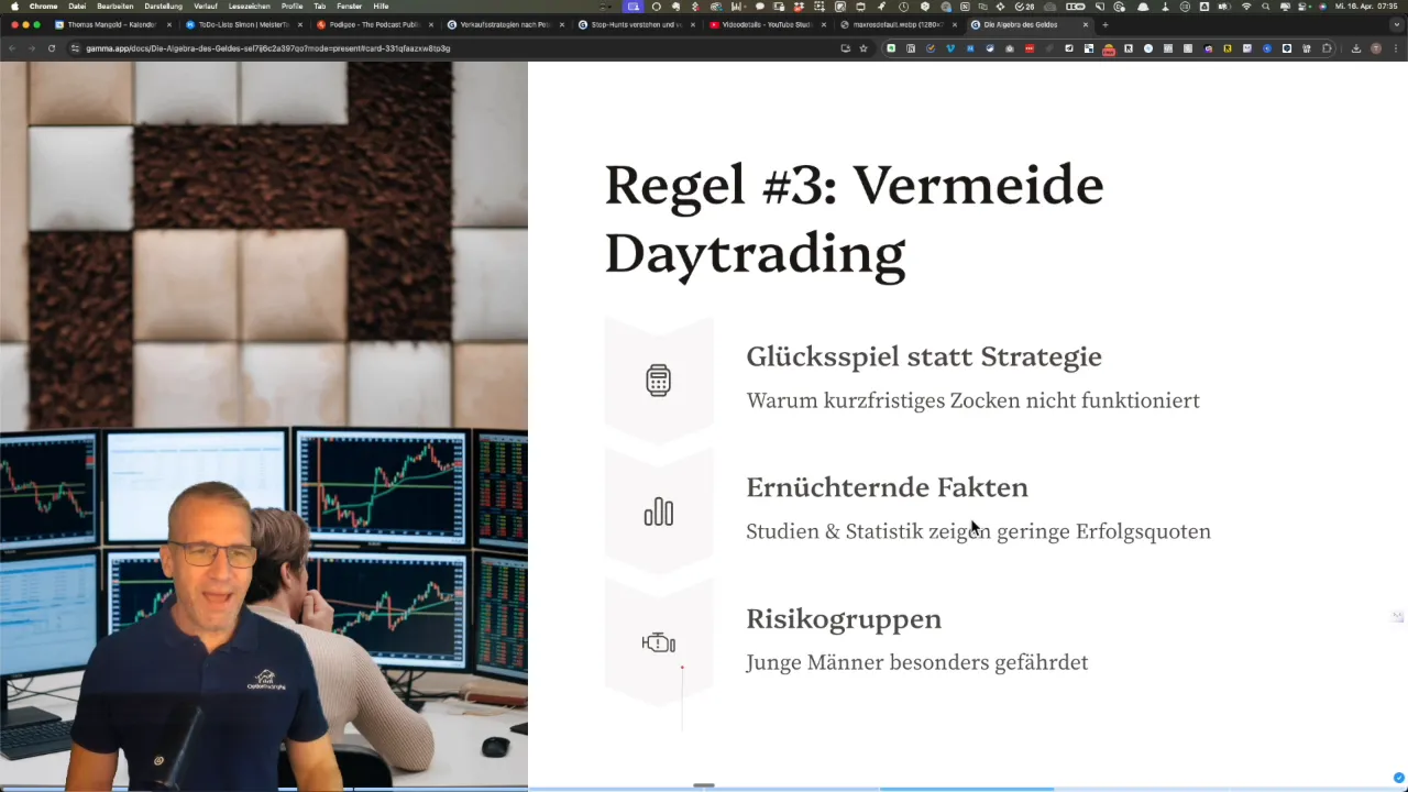 Regel 3: Vermeide Day-Trading