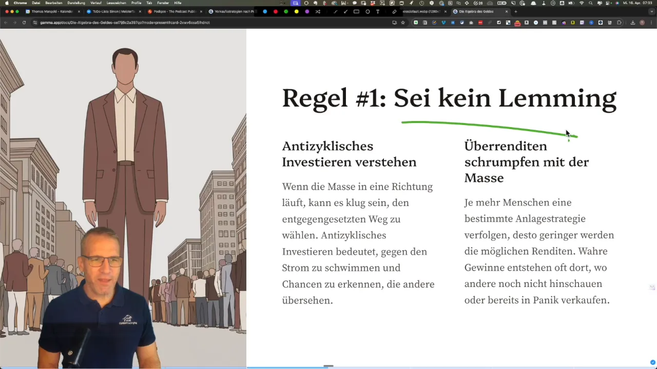 Regel 1: Sei kein Lemming
