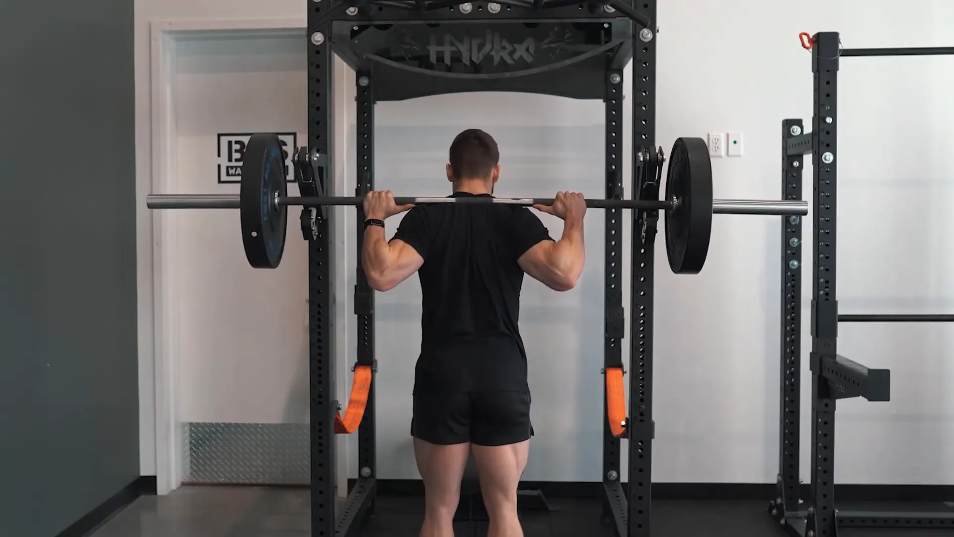 Demonstration of squat using Snapback Roller J Cups