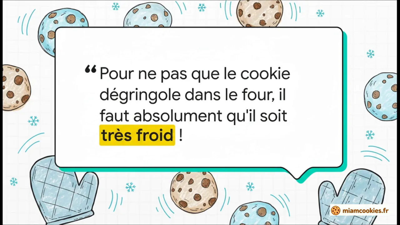 Explication : le beurre fond plus lentement et limite l'étalement
