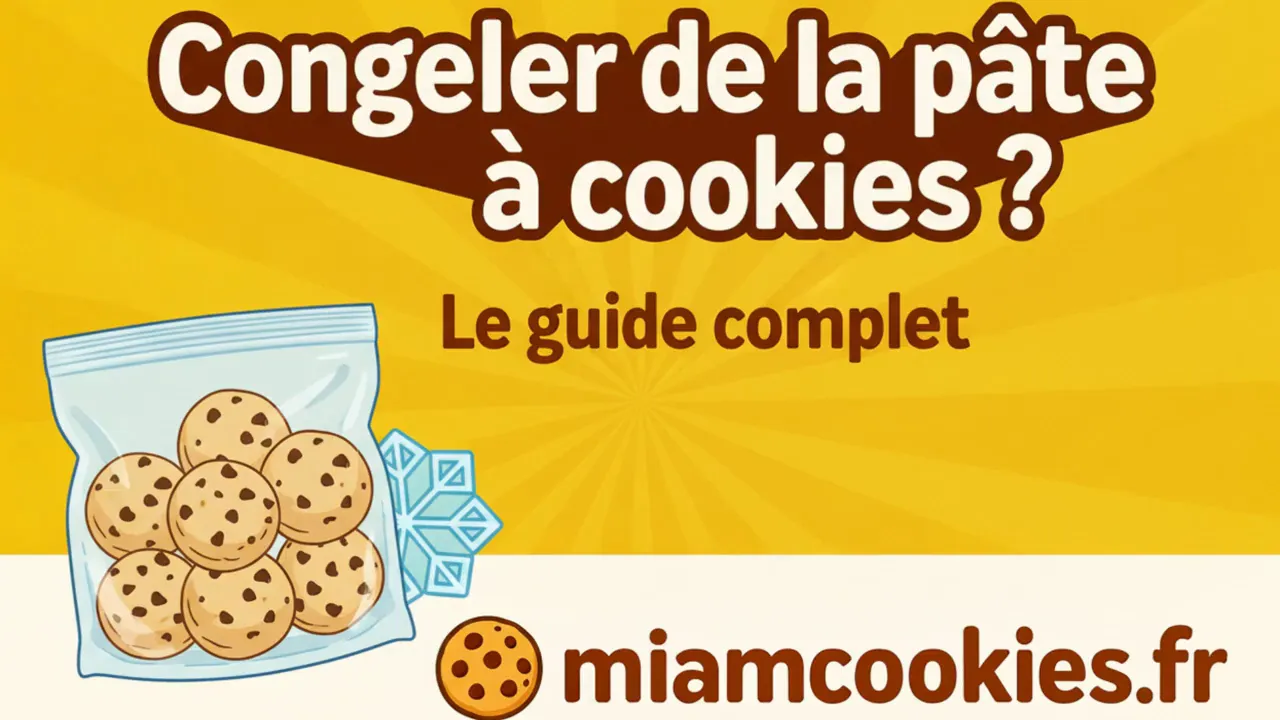 Cookies épais et moelleux obtenus après cuisson depuis le congélateur