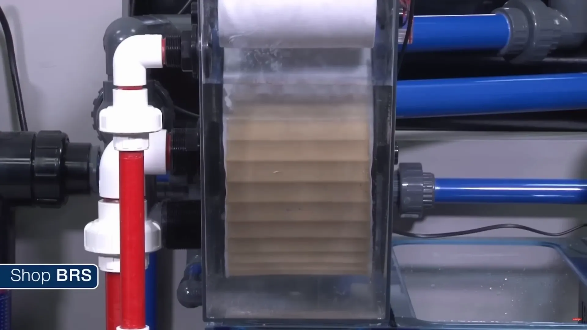 Fleece roller filtration system