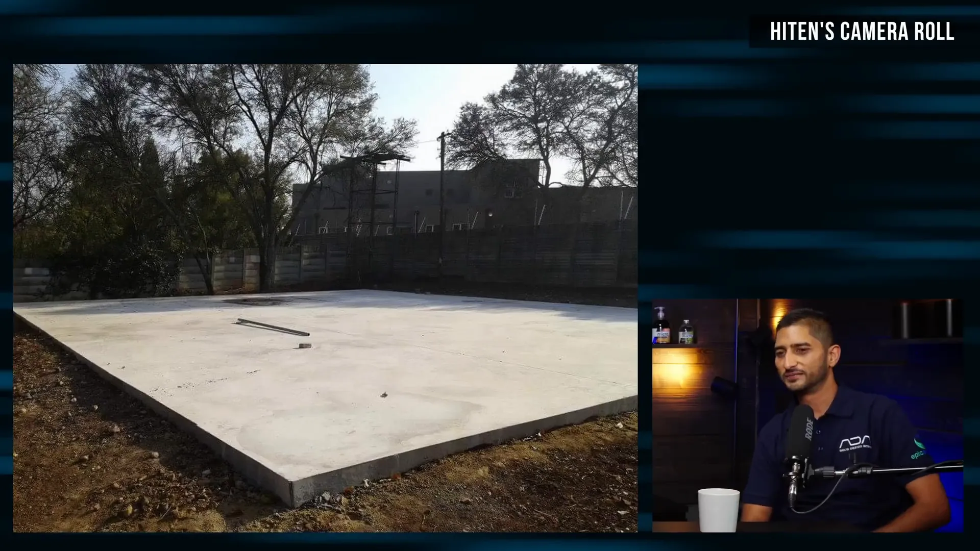 The first greenhouse foundation of Epic Aquatics