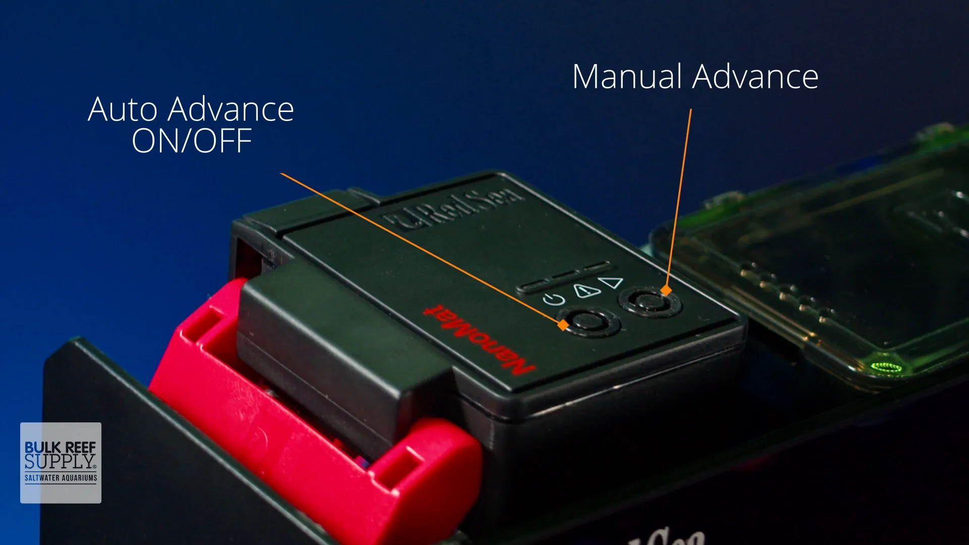 Onboard controls for manual fleece advance