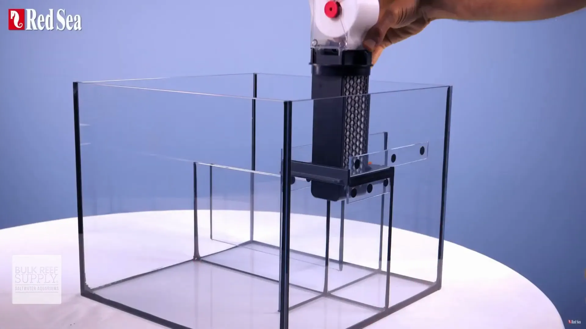 Installing the NanoMat in a filter sock holder