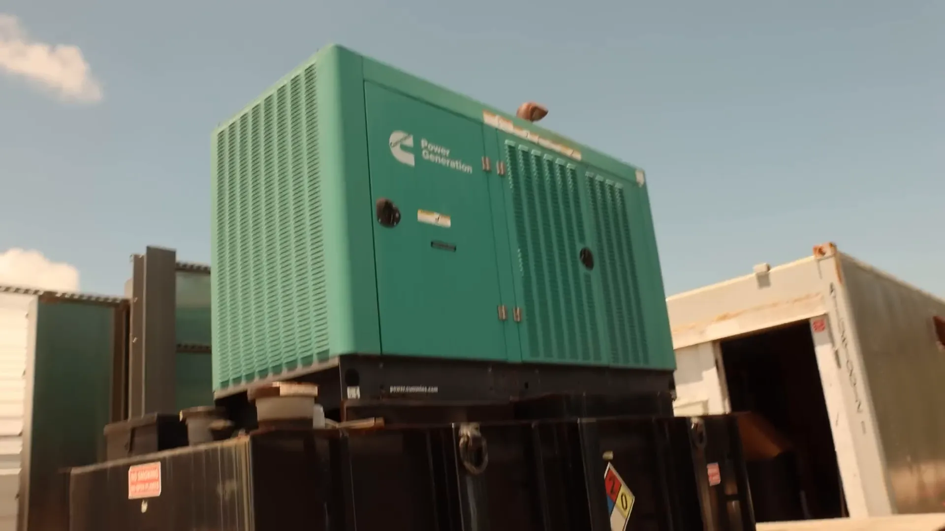 Backup power generation system at ORA Farms