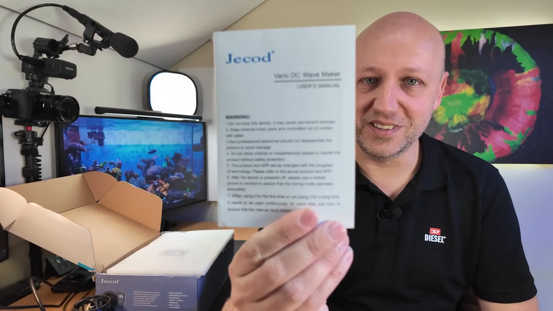 Jecod DMP-40 user manual and quality control certificate