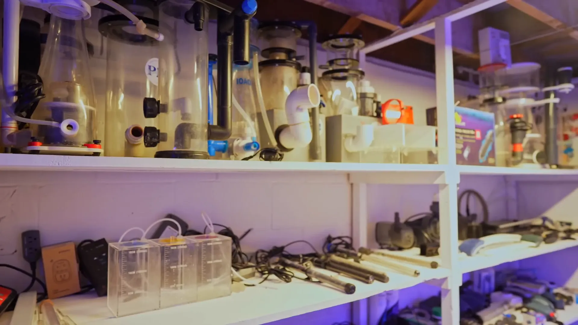 Used equipment for coral farming