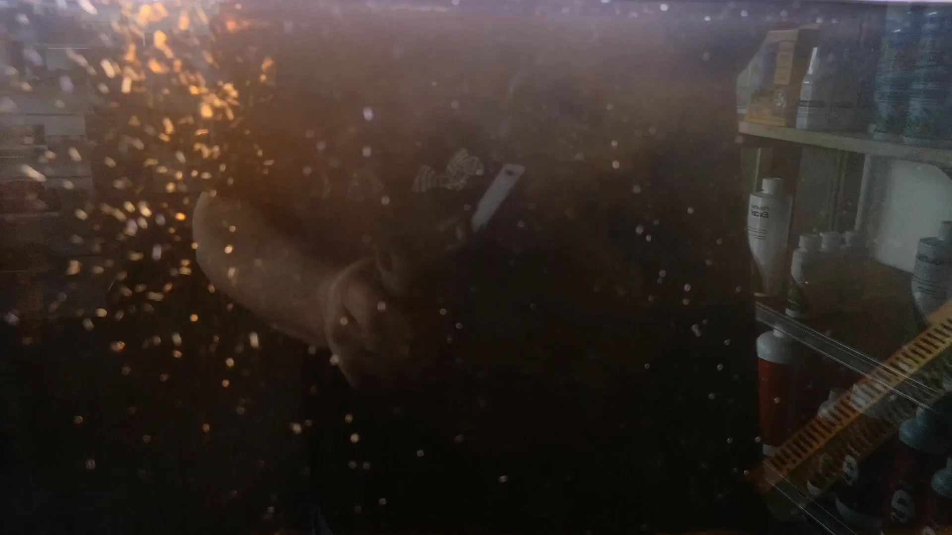 Adding excessive Aquatan to tank to darken water