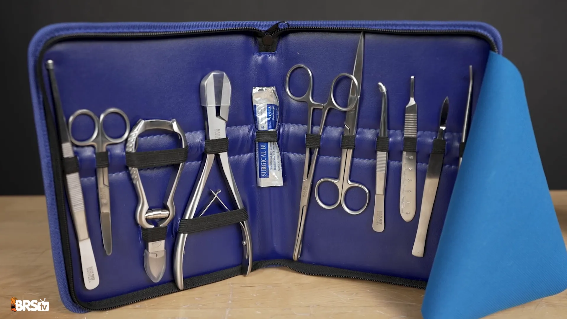 Proper fragging tools including bone cutters and forceps