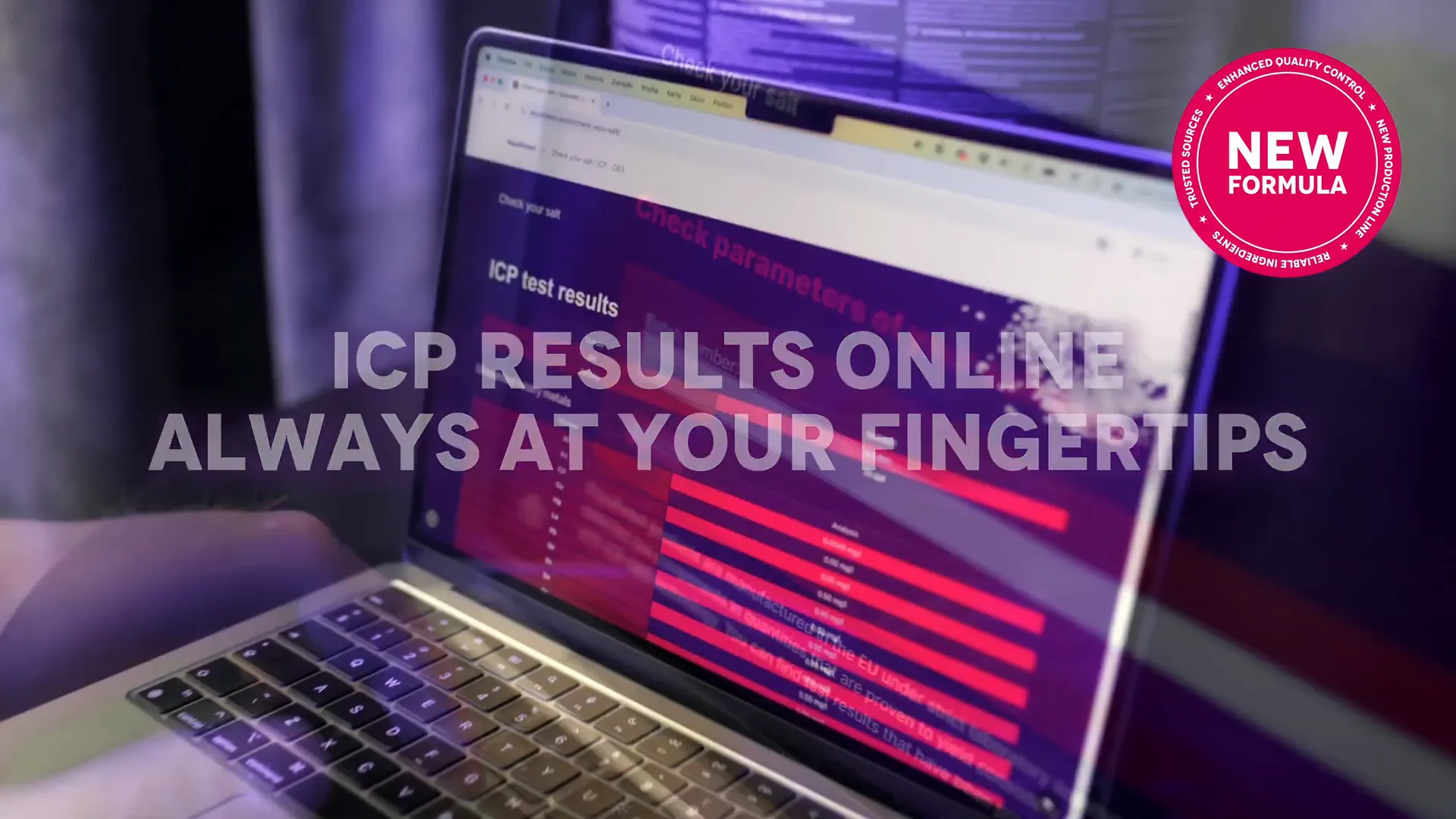 Quality control process of Aquaforest salt production